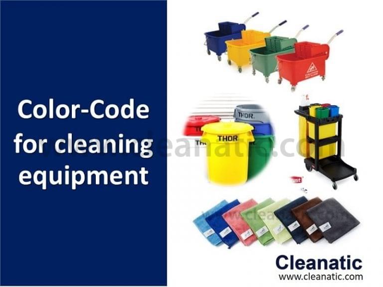 การแบ่งแยกสีในอุปกรณ์ทำความสะอาด (ColorCode for cleaning equipment