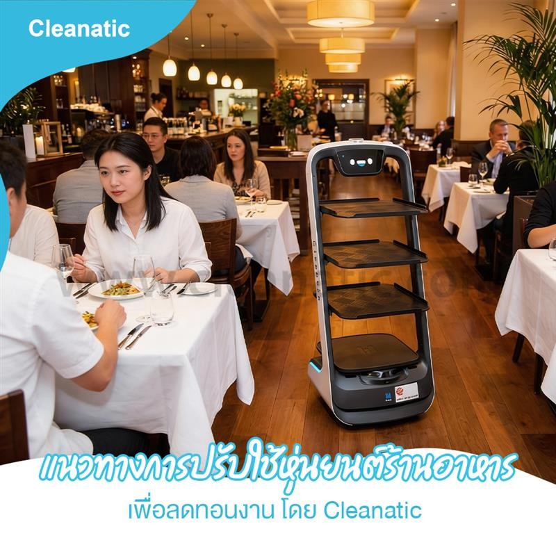 หุ่นยนต์ร้านอาหารและการเปลี่ยนแปลงของธุรกิจ